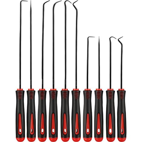 Jeu de 10 Outils Crochets et Pics de Précision,Arrache de Joint Injecteur (1/5)