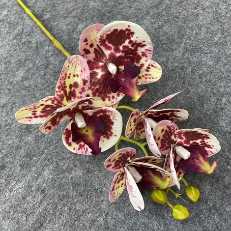 Orchidée Papillon Artificielle - 70 cm - Décoration Table Intérieur - 2 Pièces (1/5)