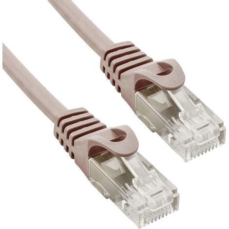 Câble réseau rj45 utp phasak phk 1607 cat.6/ 7m/ grey