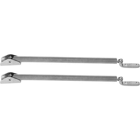 Lot de 2 ressorts support capot hublot 320 mm inox massif renforcé pour navire yacht étanche durable (1/5)