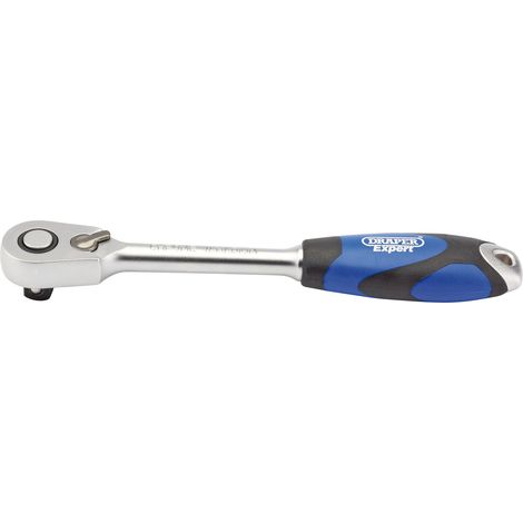 Draper Expert 1/2" Square Drive 60-Tooth Micro Head Reversible Soft Grip Ratchet (Model 26516) (1/5)