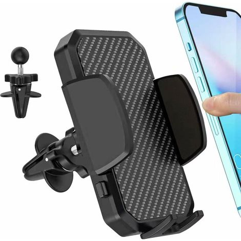 Support Téléphone Voiture Grille d’aération - Compatible avec Samsung S21/S20/S22/A52/A72/A32/A12/A13 - Montage Facile (1/5)