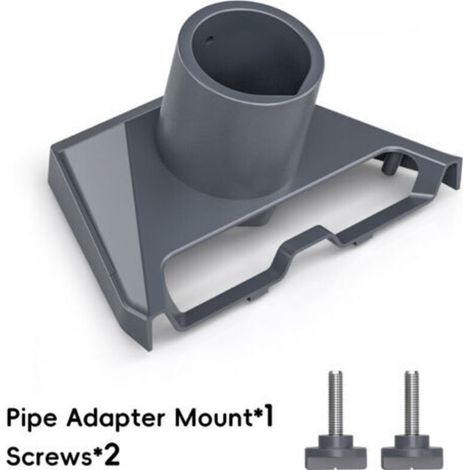 Adaptateur de tuyau pour antennes Antenne Starlink (V4), support de montage avec base en alliage et installation sécurisée, support satellite en alliage d'aluminium (1/5)