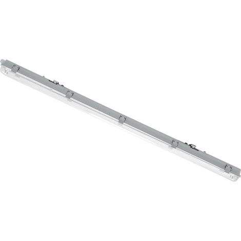 Luminaire de garage étanche IP65 2x G13 36 W 126,2 cm gris HERMAN Struhm (1/2)