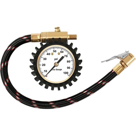 Pneu Jauge De Pression des Pneus 100psi avec Pince sur (1/5)