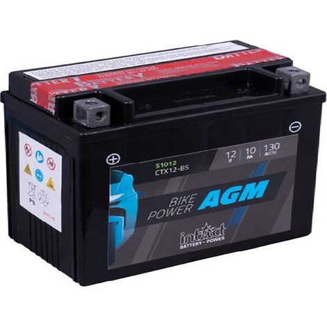 Batería de moto YTX12-BS  AGM Hermética YTX12-4