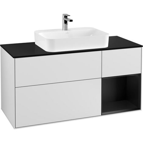 V&B Waschtischunterschrank Finion 120cm, Pl b m, Rg r bla m Lac, wh. m Lac (1/2)