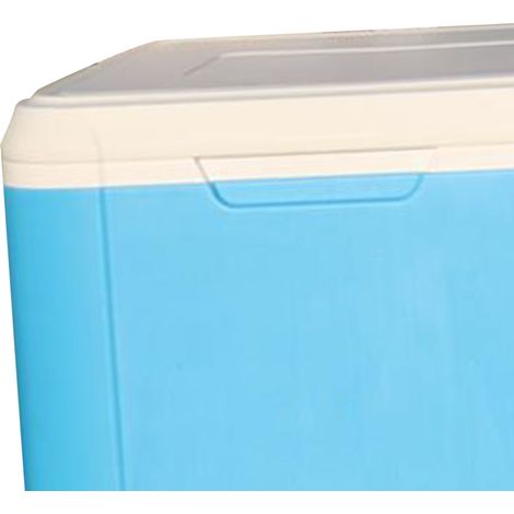 Isolierte Kühlbox fürs Auto, Warmhaltebox für Speisen, tragbare Isoliertasche für draußen, 18 l, blau-weiß (1/5)