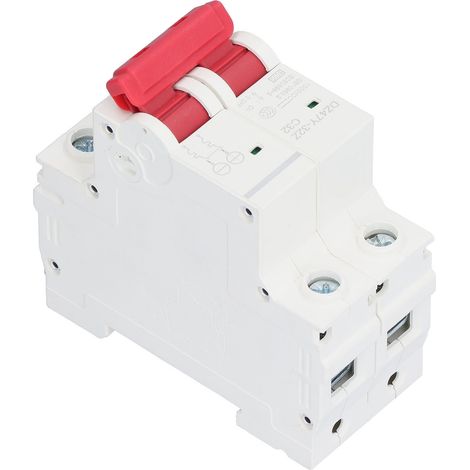 Disjoncteur CC 2P 63A, disjoncteur à air photovoltaïque pour protection contre les surcharges (1/5)