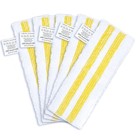 Microfibre Cloths for EasyFix Pack of 5 Compatible with Steam Cleaner for EasyFix SC 2, SC 3, SC 4, SC 5, New Style (1/5)