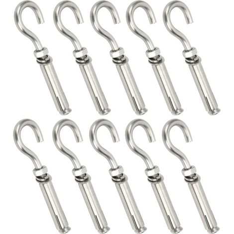 Lot de 10 boulons d'expansion en acier inoxydable avec trou de fixation pour équipements de communication médicale (1/5)