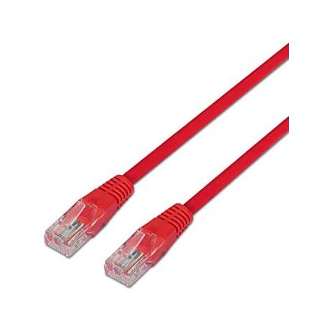 Cable de Red RJ45 UTP Aisens A133-0189 Cat.5e/ 2m/ Rojo (1/2)