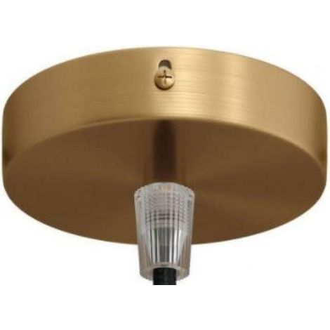 Creative-cables italia kit mini rosone 1 foro centrale diametro 8,3 cm bronzo krm83fcots (1/3)