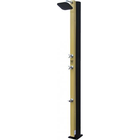 Douche de piscine solaire Beige avec rince pieds 40L (1/5)
