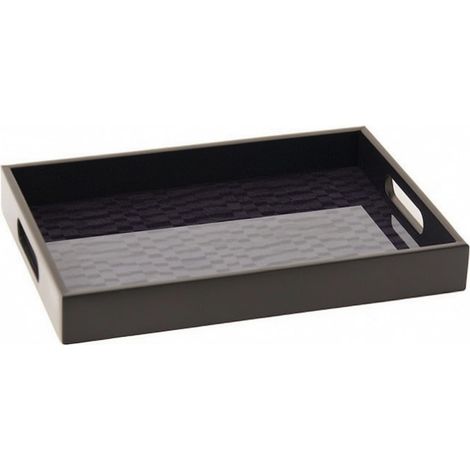 Practical Decorative Storage Tray, 35.5x23.5x4.5cm, Ink Ripple (1/5)