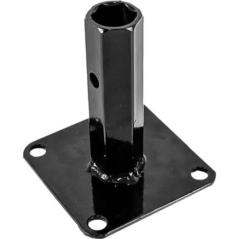 Bricoferr Paire d’essieux porte-roues pour motobineuse – 23 mm court (1/3)
