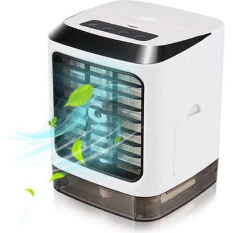Humidificateur USB, Mini Refroidisseur D'air Portable avec Mini Ventilateur à LED pour la Maison ou le Bureau (1/5)