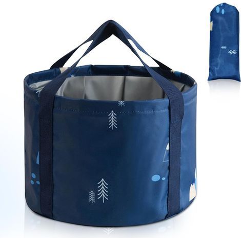 18L Multifonctionnel pour tremper Les Pieds,Seau Pliable pour tremper Les Pieds, Baignoire, Bain de Pieds Portable, Spa, trempage Pieds Maison, pédicure Bassin, Camping en Plein air (1/5)
