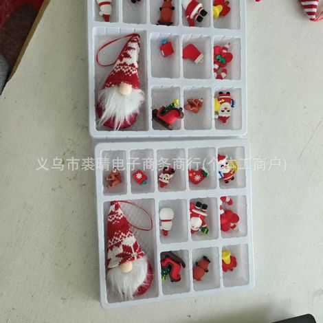 Creative New Christmas Gnome Advent 2025 Countdown Calendar - Christmas Gnome Blind Box (2 Gnomes) - 24248