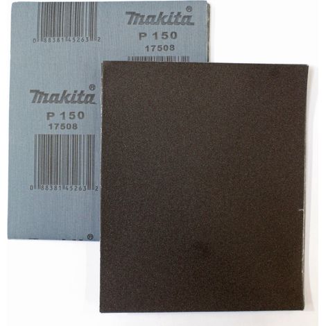 Makita Schleifpapier, 50 Stk., 230x280 mm, K 150, schwarz (1/2)