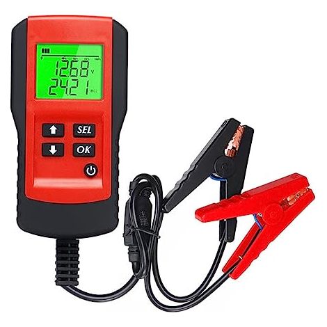 Testeur De Batterie Voiture Analyseur Pour Auto Écran Lcd Plage Mesure - (1/5)