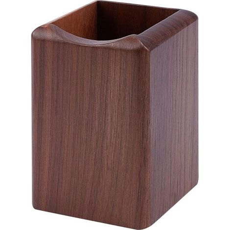 Portapenne in legno, XU, 70 x 70 x 99 mm, Portapenne in legno per ufficio, trucco, prodotto di alta qualità, durevole e affidabile, materiali selezionati, conforme agli standard - KZQ (1/4)