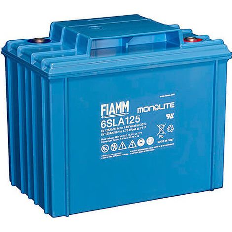 Batteria al piombo ermetica 6V 125Ah - Fiamm 6SLA125