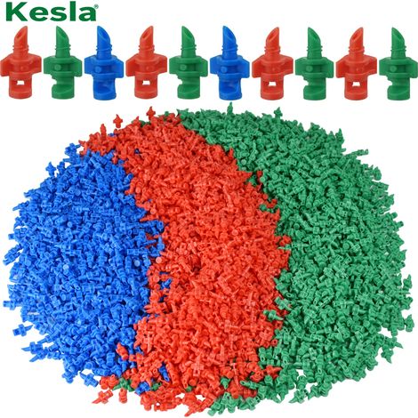 (KSL01-KIT273-180-100) KESLA Lot de 100 buses à réfraction pour arrosage de jardin, irrigation agricole et brumisation des fleurs (1/4)