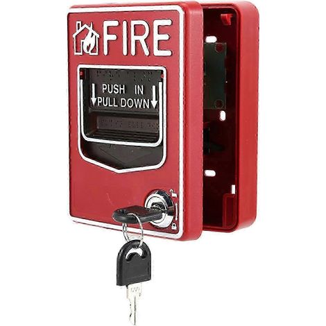Déclencheur manuel d'alarme incendie 9-28 V CC bouton de sécurité pour système multifilaire (1/5)