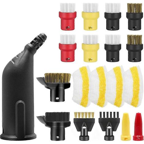 Zubehör für Kärcher Easyfix SC1, SC2, SC3 und SC4 Dampfreiniger: Ersatzteilset für Handdüse, Verlängerungsdüse und Bürste. (1/5)
