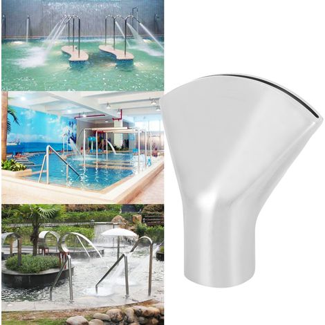 Richtungsgebender fächerförmiger Springbrunnen-Sprühkopf mit Innengewinde für Landschaftsgestaltung, geeignet für Whirlpools und Schwimmbäder (G1in DN25) (1/5)