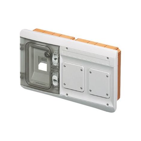 Quadretto Combinato Incasso 4M+2Fl. Ip5 ( GEWISS cod. GW48686 ) (1/2)