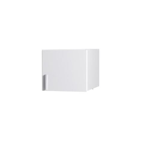 Sopralzo per armadio una porta collezione FLEX, colore bianco lucido