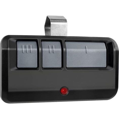 Ouvre-porte de garage universel à 3 canaux, 3 boutons avec bouton d'apprentissage violet, orange, rouge, vert, jaune, compatible avec Liftmaster Chamberlain Craftsman (1/5)