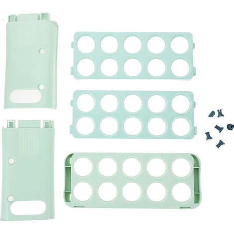 Boîte à Œufs Réfrigérateur Couches Étagère Latérale Étroite Rangement Pratique Plastique pour Porte de Frigo (1/5)