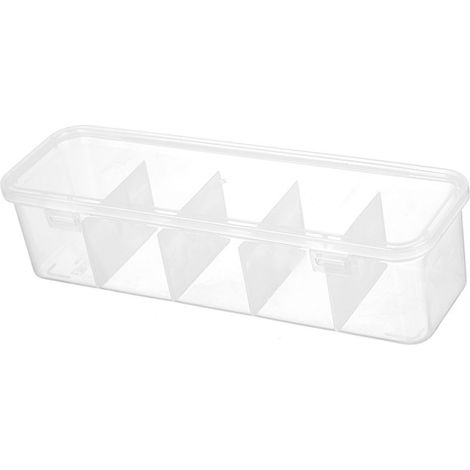Kabelmanagementbox, transparente, antistatische Kabelbox, Aufbewahrungsbox für Büro, Reisen und Zuhause mit Deckel (1/5)