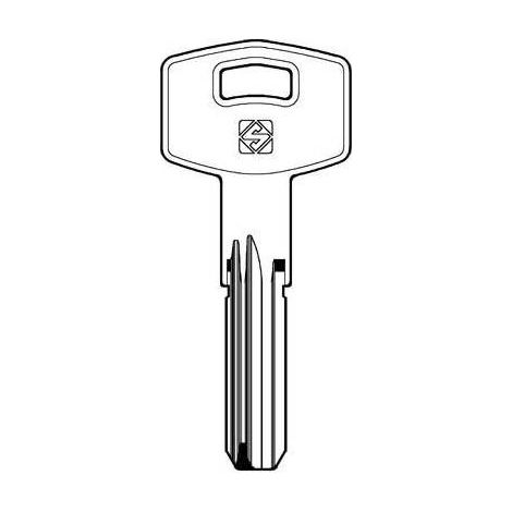 CHIAVE PUNZONATA SATURN STU6R SILCA - OTTONE NICHELATO - 5 pezzi
