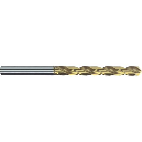 Exact 32508 HSS Punta a spirale per metallo 1 mm Lunghezza totale 34 mm rettificato, TiN DIN 338 Alberino cilindrico 10 (1/3)