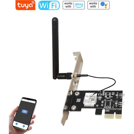 Tuya WiFi Smart Reset Switch für Computer, sprachgesteuerter Management-Schalter, der per App ferngesteuert werden kann und über Funktionen zur Zeitplanung und Gerätefreigabe verfügt. (1/5)
