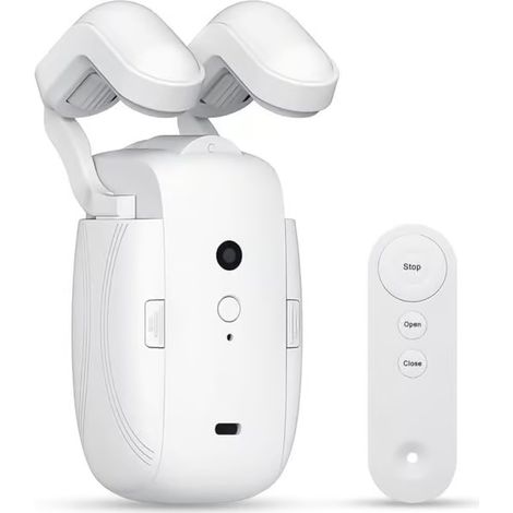 Moteur de rideau électrique. Commande intelligente. Télécommande via l'application Tuya sur smartphone. (1/4)