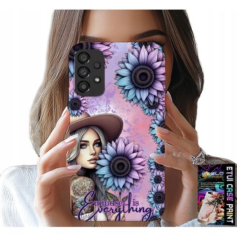 Hülle für Samsung Galaxy A53 5G – Damenmotiv mit Sonnenblumen und femininen Mustern (1/5)