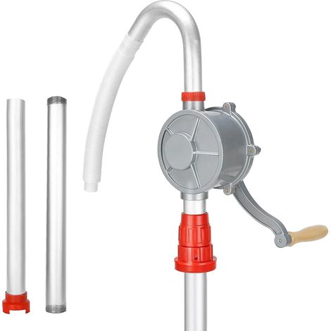 Trintion Oil Barrel Pump 120cm 200 Liter Hand Crank Oil Barrel Pump Manual Rotary Fuel Transfer for Diesel Aluminum Alloy Rotary Oil Barrel Drum Pump for Petrol Diesel Fuel Garage (1/5)