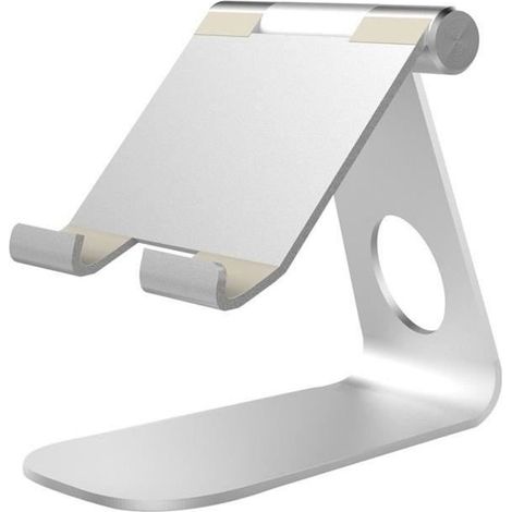 (Gray)Bracket fit in alloy d\'aluminum stand dock for i Pad Air 5 2022 10.9\'" tablets Bracket of mounting - Yuan Yuan (1/4)