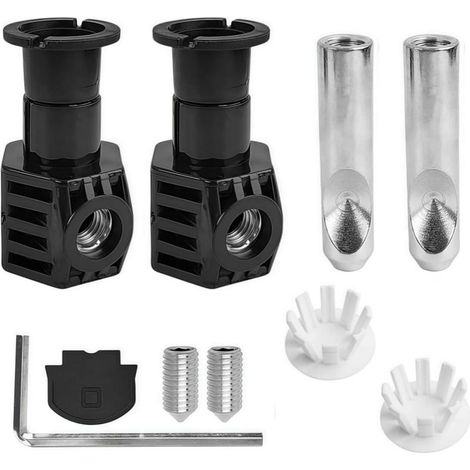 Kit de Fixation Cuvette WC pour Toilettes Suspendues au Mur, Comprenant des Charnières de Fixation et Des vis de Couvercle D'huile (1/5)