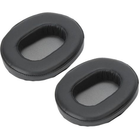 ESTINK Coussin d\'oreille Coussinets d\'oreille de remplacement Coussin de casque pour casque Sony MDR-1A 1A-DAC noir (1/4)