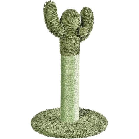 Arbre à chat en forme de cactus avec boule suspendue (1/5)
