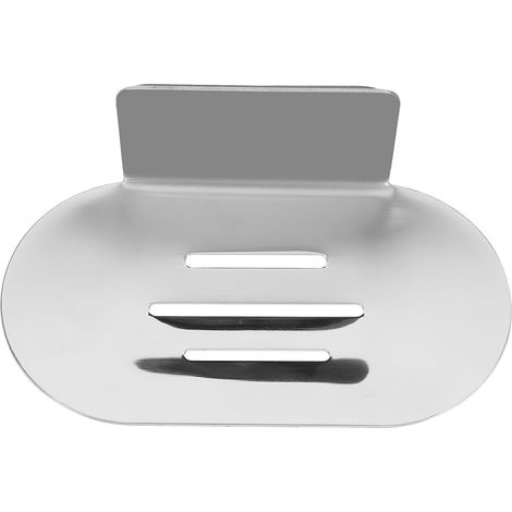 Porte-savonnette en Acier Inoxydable 304 Égouttoir pour Ventilation et Drainage, Plateau de Salle de Bain Argenté pour Garder Le Savonnette Sec et Propre (1/5)