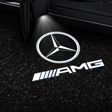 2 projecteurs de logo LED pour portières de voiture Mercedes-Benz GLS/GLC/G (1/4)