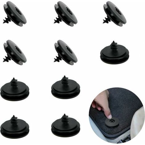 [JAMAIS UTILISÉ]20 Clips universels tapis voiture, anti-dérapants/anti-saut, retenues sol, supports fixation, poignées - Versailles (1/5)