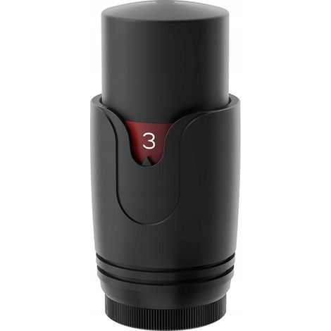Mexen Uni-Term Thermostatventilkopf für Heizkörper, schwarz - W900-000-70 (1/3)